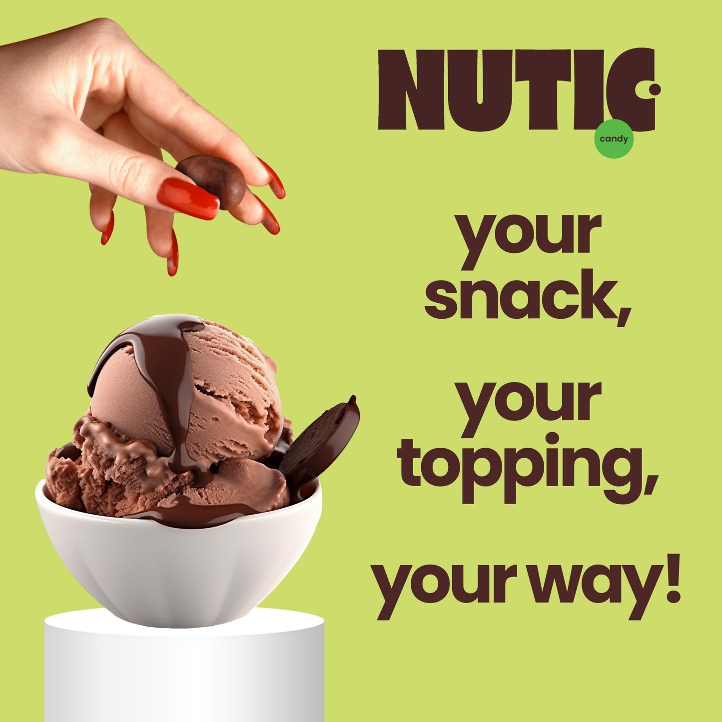 Nutic Milk Chocolate Covered Cashews - 1Lb, Creamy Delights For Snacking & Gifting, Irresistible Chocolate-Covered Nuts For Holi