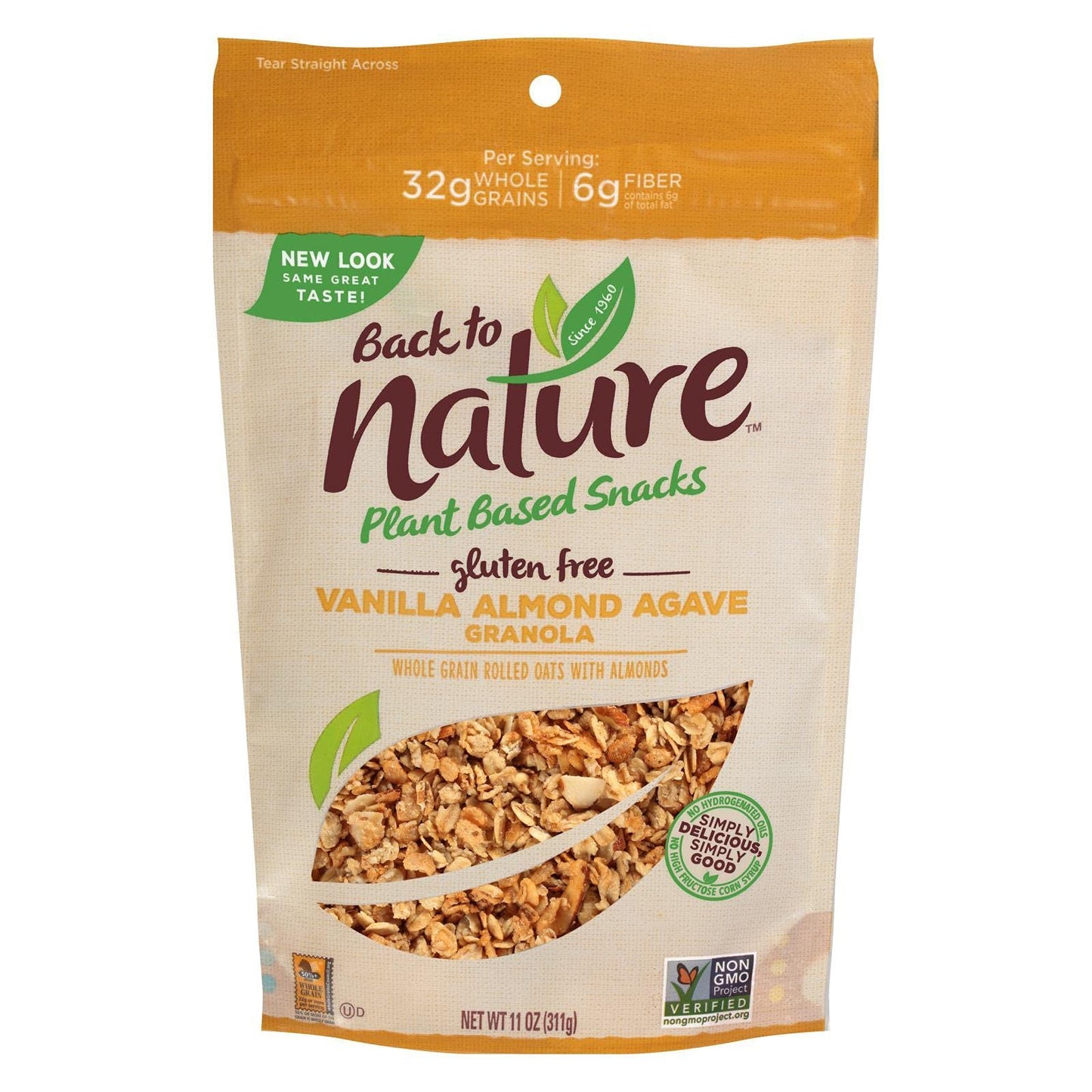 Back To Nature Vanilla Almond Agave Granola, 11 Ounce - 6 Per Case.