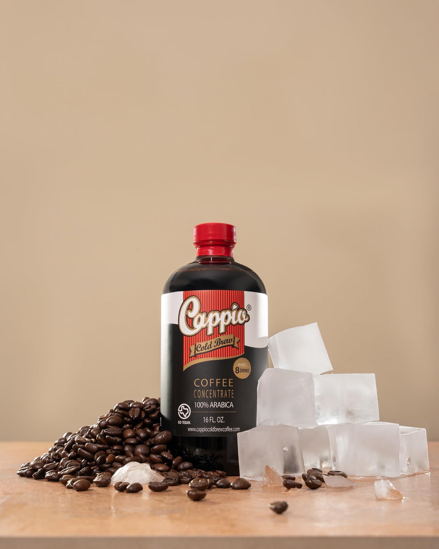 Cappio Cold Brew Coffee, 6-Pack Of 16 Oz Bottles – Bold, Smooth, Low-Acidity Coffee Made With 100% Arabica Beans, Perfect For Iced Or Hot Coffee