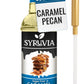 Syruvia Sugar Free Caramel Pecan Syrup With Syrup Pump Dispenser - Caramel Pecan Coffee Syrup Flavor, 25.4 fl oz, Kosher, Gluten