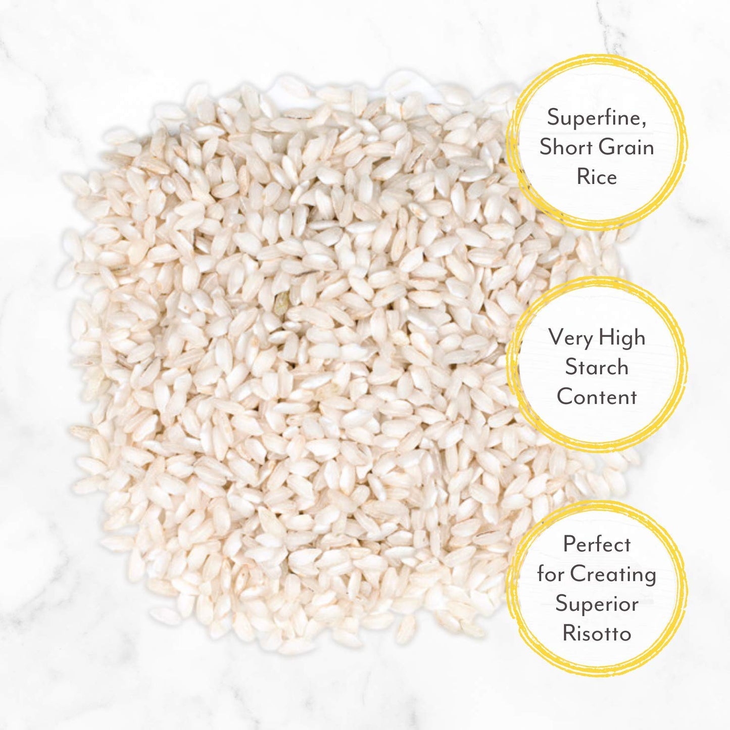 Roland Foods Carnaroli Rice  Superfino  2 lbs 3.3 Ounce (Pack of 5)