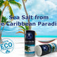 100% Gourmet Fine Sea Salt - Unrefined, 10 Oz Shaker, Bright White, Kosher, Micro-Plastic Free