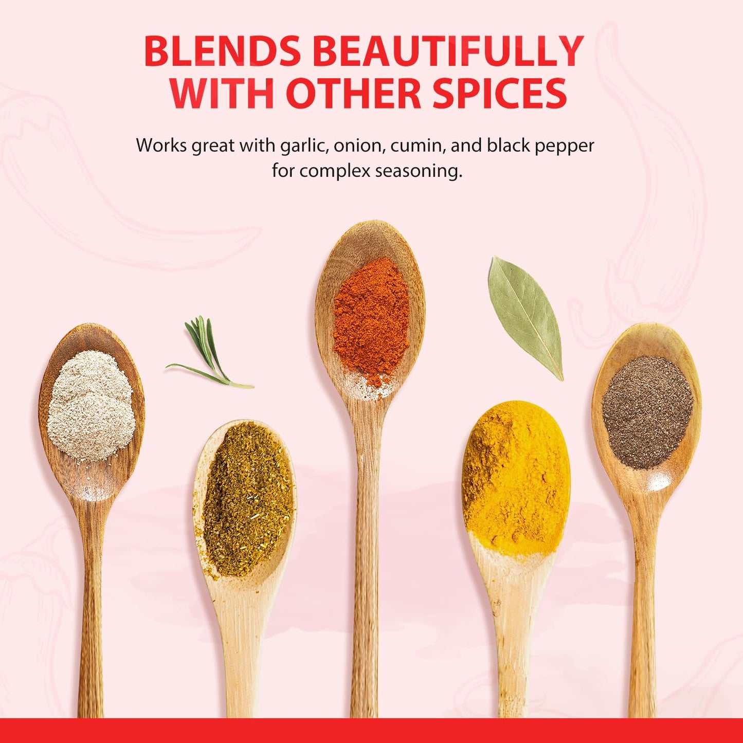 Soeos Paprika Powder  16 oz (Pack of 1)  Sweet Paprika Seasoning for Marinade  Cooking  Grilling  Dipping  Perfect for Chicken  Pork  Beef and Vegetables