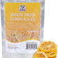 52USA Freeze Dried Lemon Slices, 3oz (85g), Dehydrated Lemon Slices for Teas, Infused Water, All Natural, No Additives, No Sugar