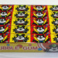 Marukawa Tattoo Fusen Strawberry Flavored Bubble Gums 5 Boxes (60 Pieces) - 8.89 Oz