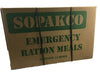 Case Of 14 Sopakco Sure-Pak Mre Reduced Sodium Emergency Ration Meals - Ready To Eat Factory Sealed And Banded