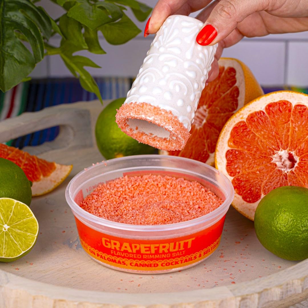 Twang G fruit Cocktail Glass Rimming Salt - 4 Ounce, Perfect for Margaritas and Palomas