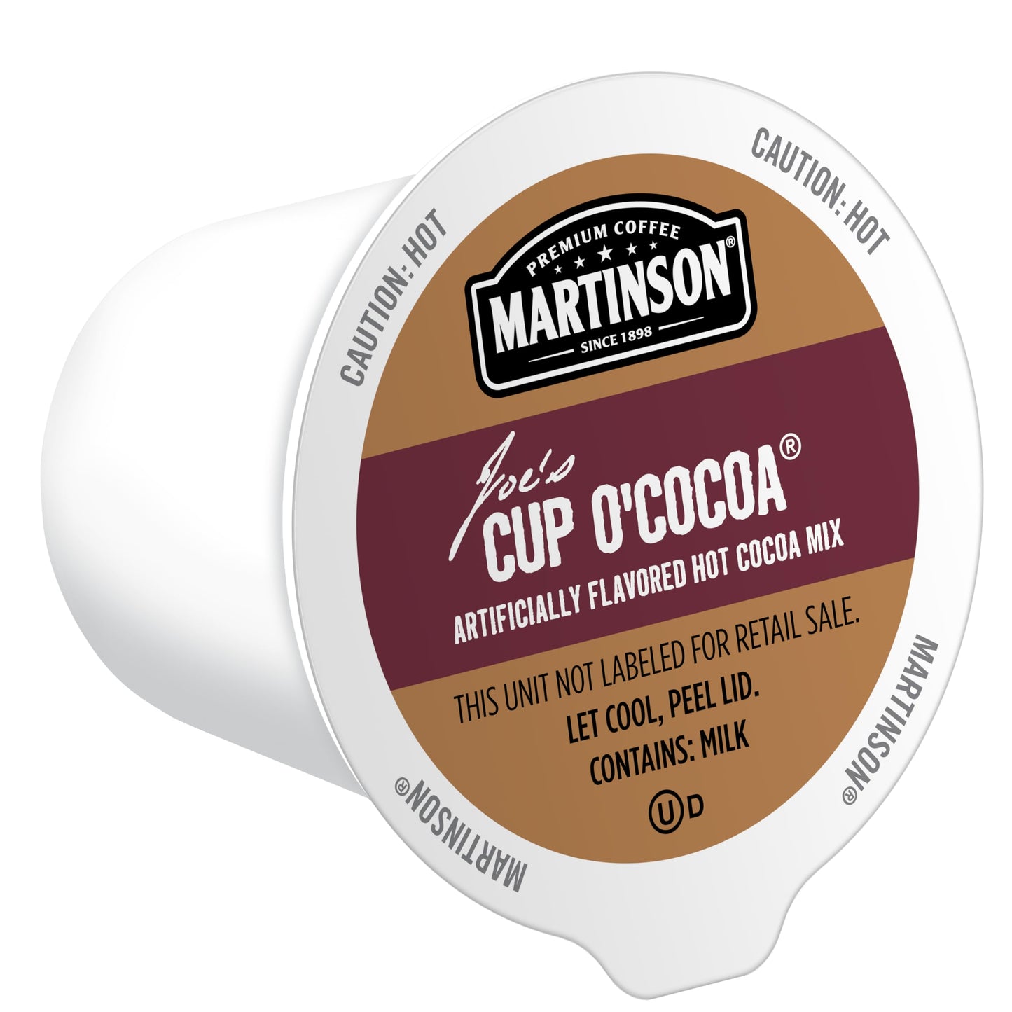 Martinson Cup O'Cocoa, Hot Cocoa Beverage, Keurig K-Cup Brewer Compatible Pods, 24 Count (Pack Of 1)