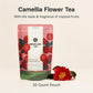 Osulloc Camellia Tea (Sweet Tropical Fruit Scent) | Sweet Fruit Tea | 20 Pyramid Tea Bags, 1.76Oz