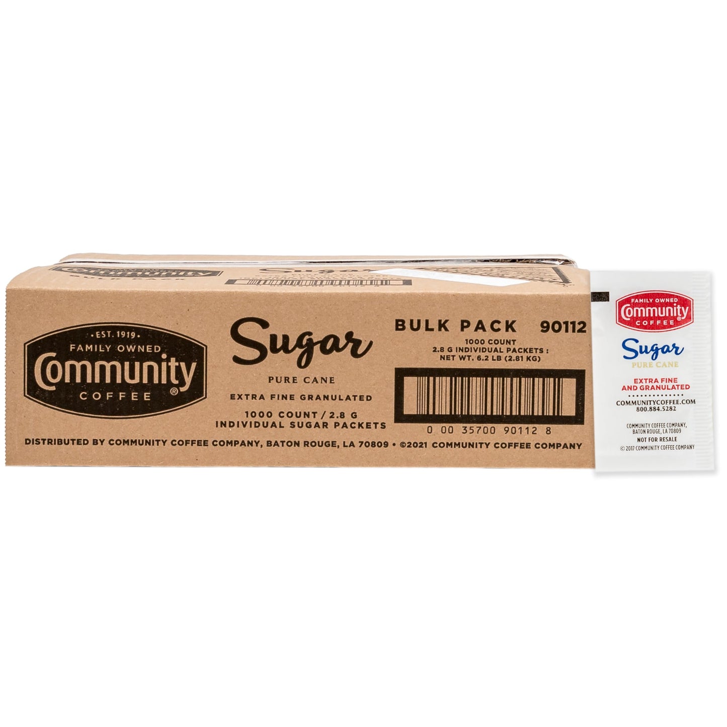 Community Coffee Sugar Bulk Pack  1000 Count