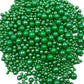 Christmas Sprinkles Pearl Sugar Green Candy 130g/ 4.6oz Baking Edible for Cake Decorations Cupcake Toppers Cookie Decorating Ice
