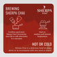 Sherpa Chai Spicy,Turmeric Ginger Organic Chai Tea Concentrate,128 Oz- Himalayan Black Tea Concentrate W/Freshly Pressed Ginger-