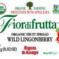 Rigoni Di Asiago Fiordifrutta Organic Fruit Spread, Wild Lingonberry, 6 Count