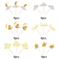 24 Pack Little Star Cupcake Toppers Glitter Moon Cloud Cupcake Picks Twinkle Star Baby Shower Kids Birthday Wedding Party Cake Decorations Supplies Gold