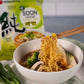 Nongshim Gourmet Soon Veggie Ramyun Vegan 4 pack, Mild Spicy, Dried Vegetable Flakes, Ramyun Noodles with Soup Mix