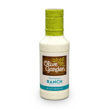 Olive Garden Parmesan Ranch Dressing and Dip, 16 fl. oz., Made with Buttermilk and Parmesan Cheese, Perfect Dipping Sauce, Chick
