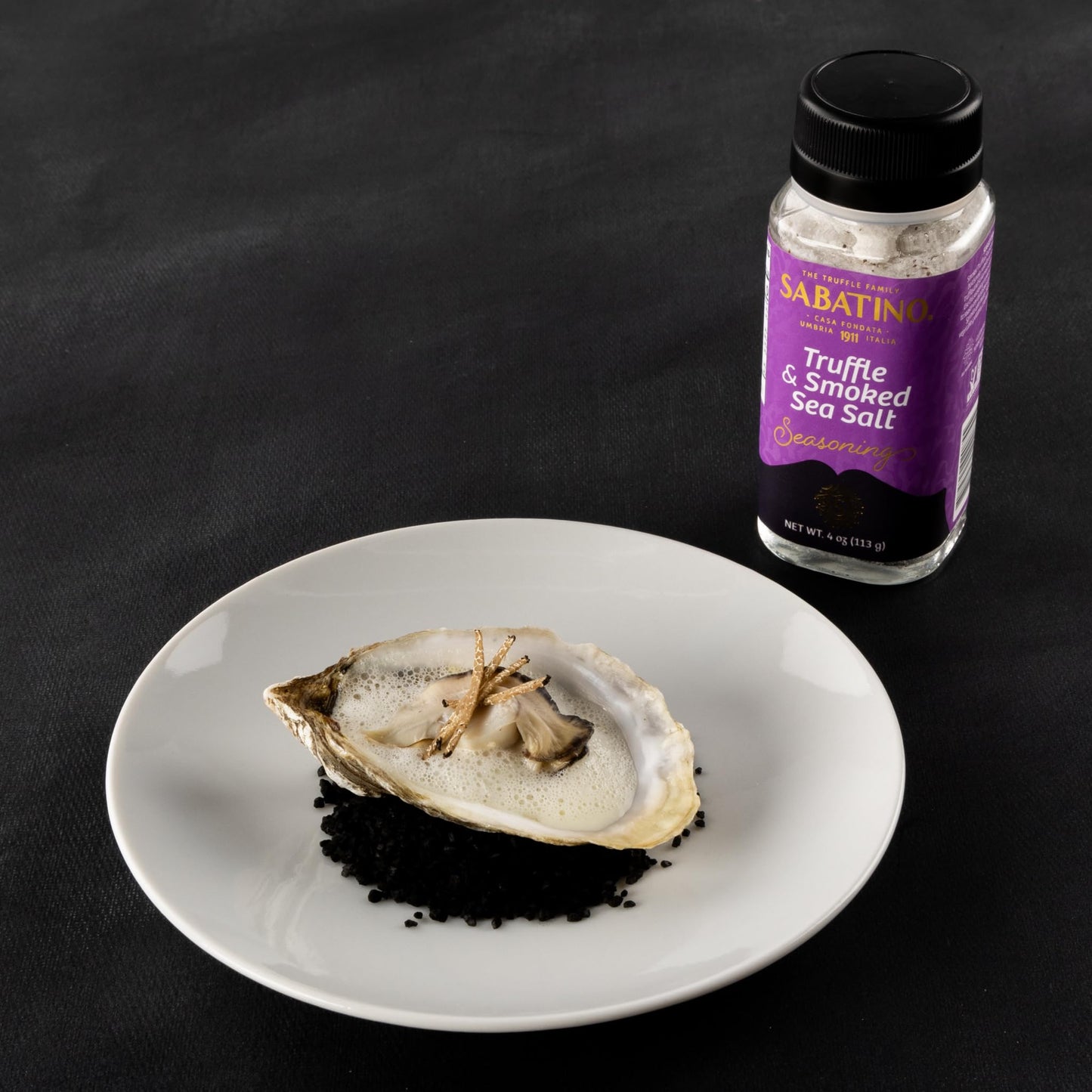 Sabatino Tartufi Smoked Truffle Salt, All Natural, Kosher, Non-GMO, 4 oz