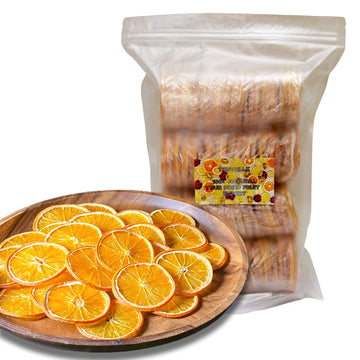 TXDYNLLK Dried Orange Slices 17.6oz(500g) Dehydrated Oranges for Vibrant Cocktails, Festive Christmas Decor, Aromatic Candles, C