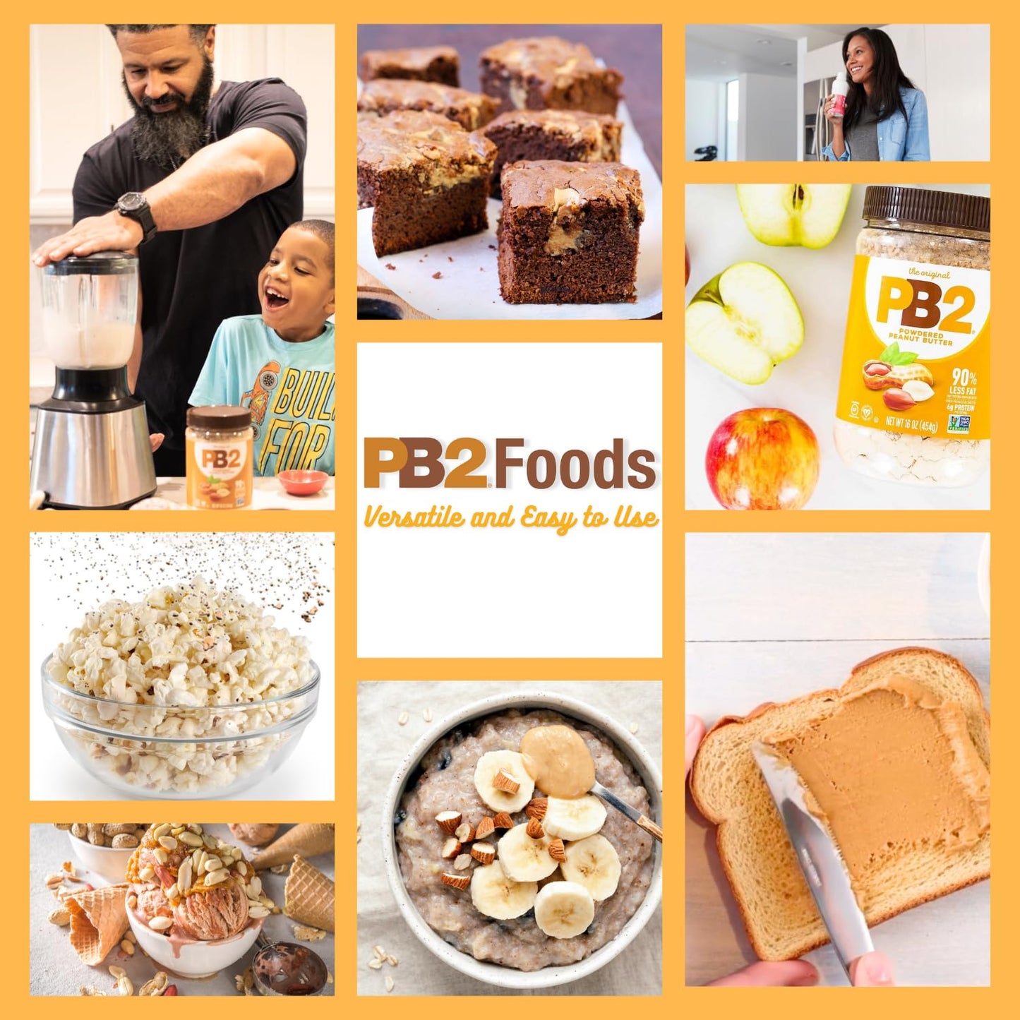 Pb2 Powdered Peanut Butter Powder | Certified Gluten Free, Low-Carb, Keto Diet Friendly | Original Flavor With 6G Of Protein, 90% Less Fat, 60 Calories Per Serving | Easy Mix For Healthy, Fit Diet