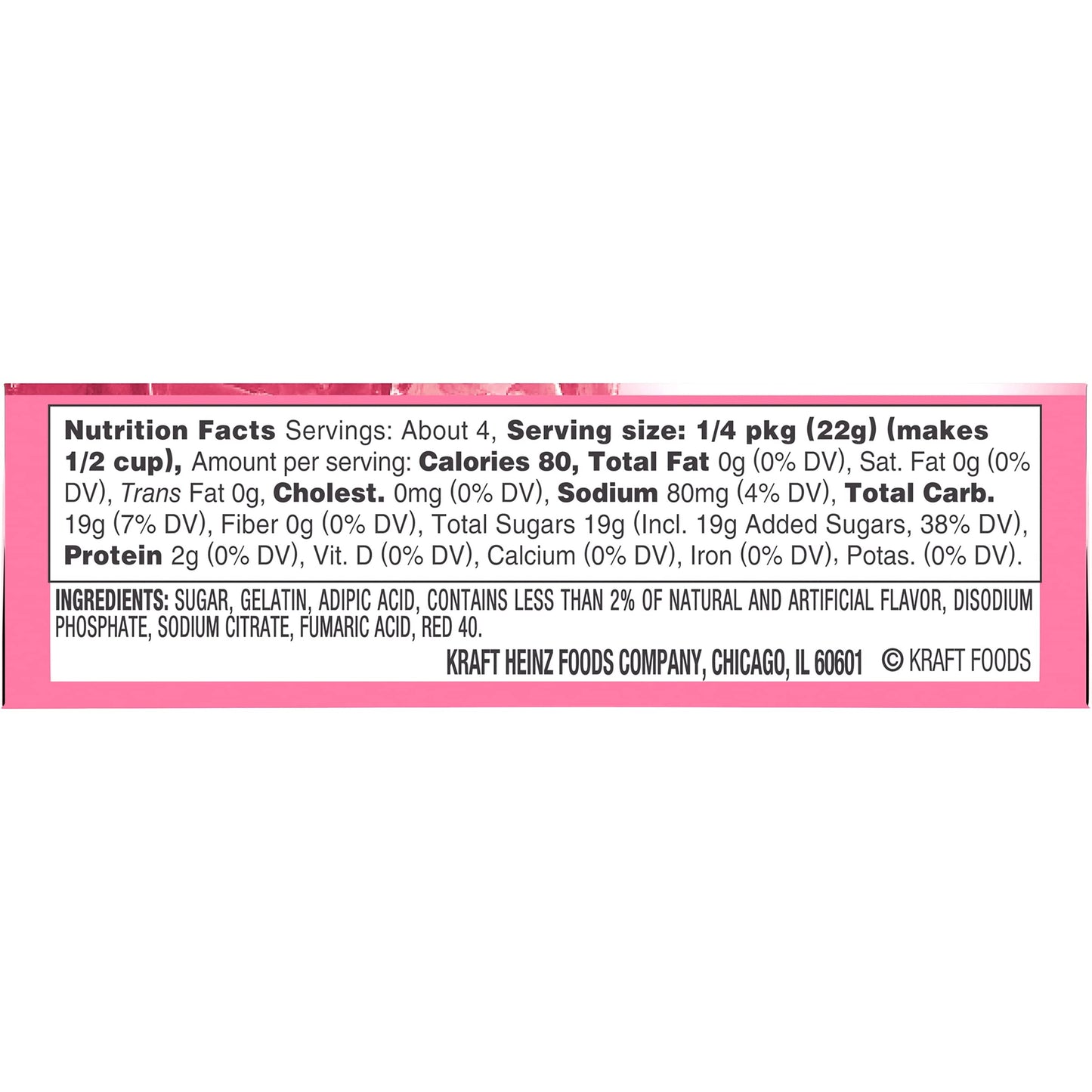 Jell-O Watermelon Gelatin Dessert, 3 Oz (Pack Of 24)