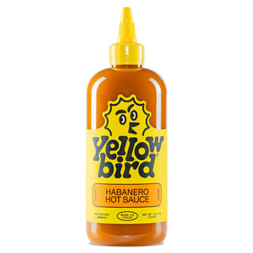 Yellowbird Classic Habanero Hot Sauce - Medium Hot - 19.6 oz Tabletop Size - Made in Texas - Model 211