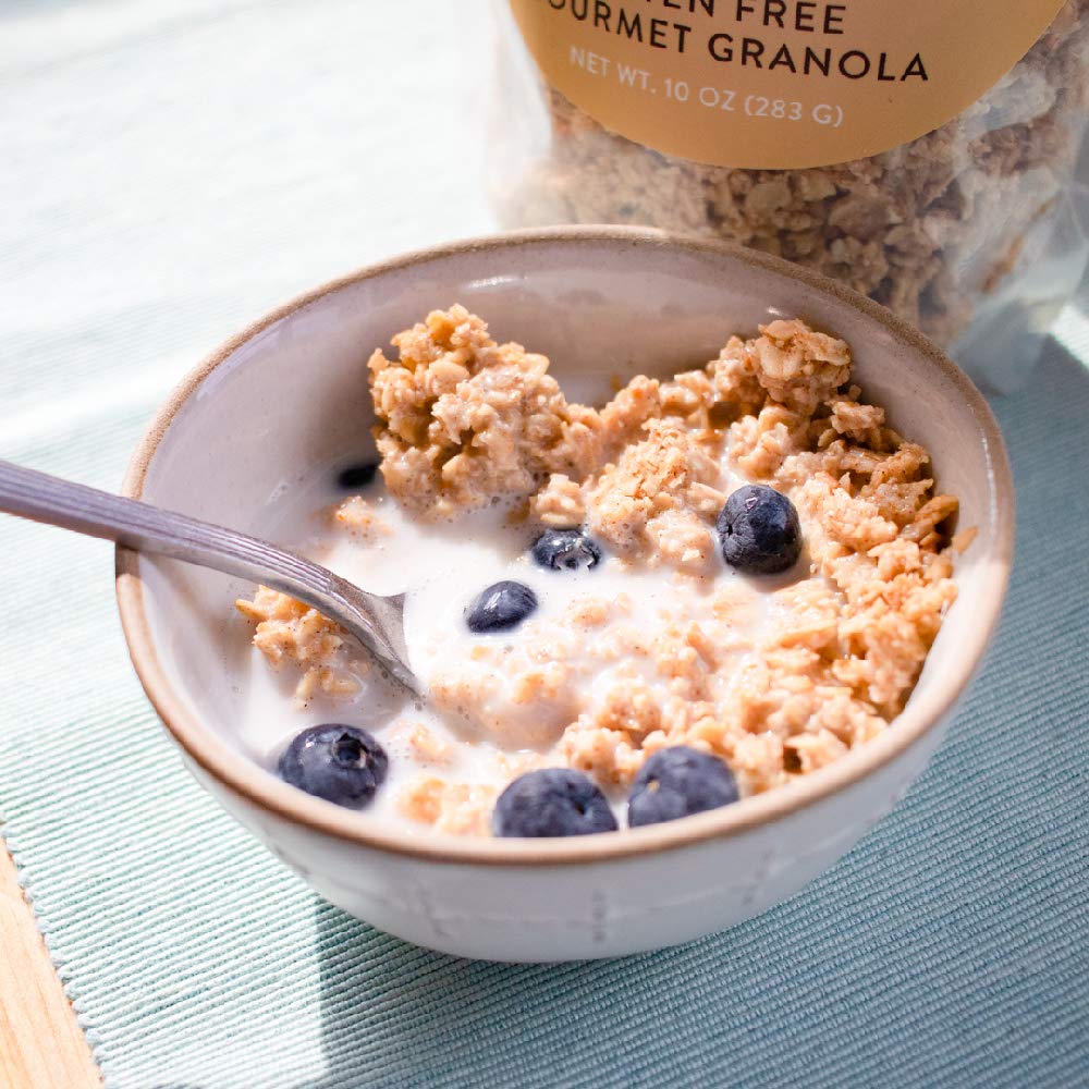 Mrs. Barrs Natural Foods Granola | Maple Vanilla | Certified Organic Gluten Free Oats | Soft Texture | Small Batch | Gourmet Qua