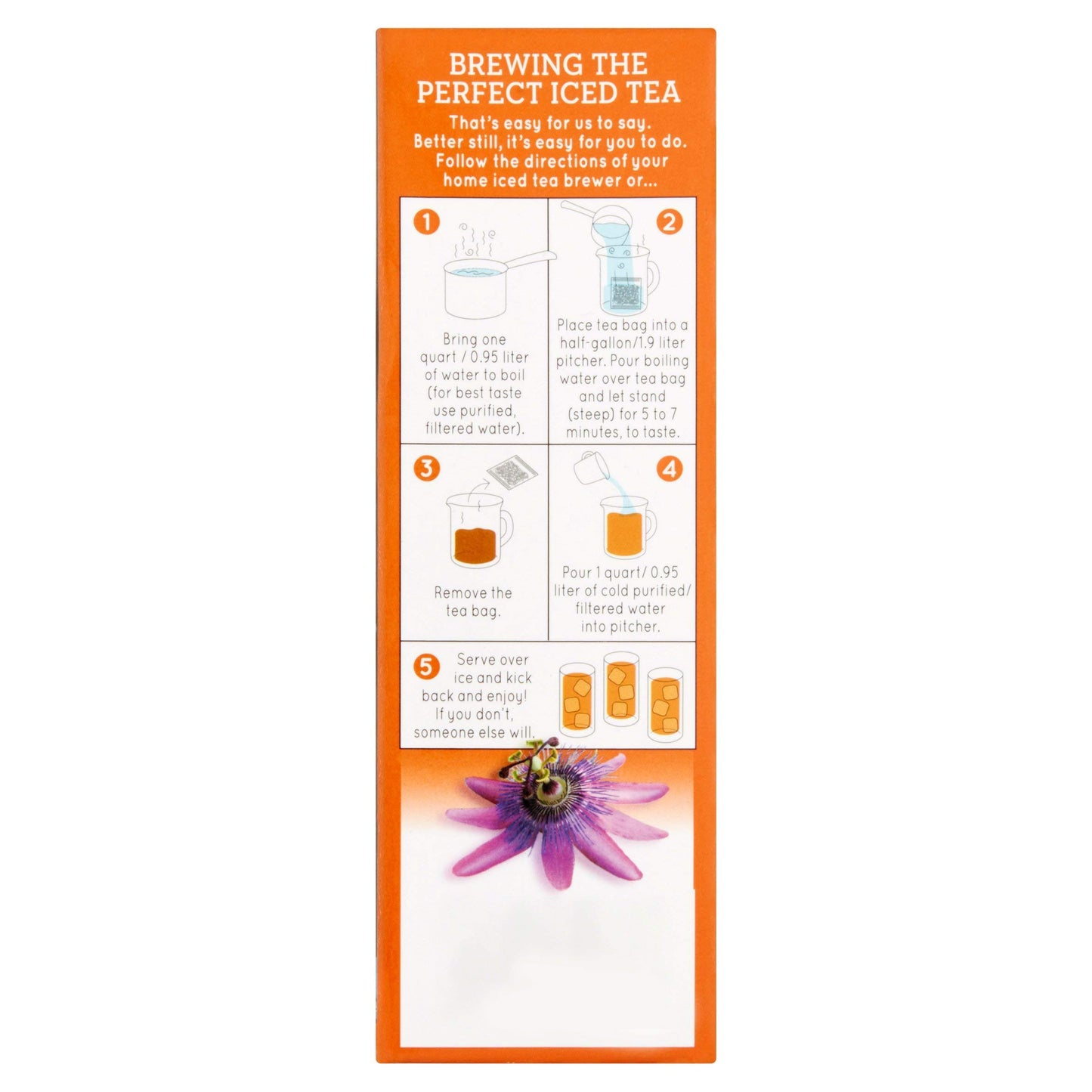 China Mist, Passion Fruit Black Tea Bags For Iced Tea, (3 Pack)
