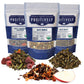 Organic Positively Tea Company White Tea Sampler Loose Leaf 4 Ounce Pack of 3