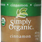 Simply Organic Ground Cinnamon, Certified Organic | 0.67 Oz | Pack Of 6 | Cinnamomum Burmannii (Nees & T. Nees) Blume