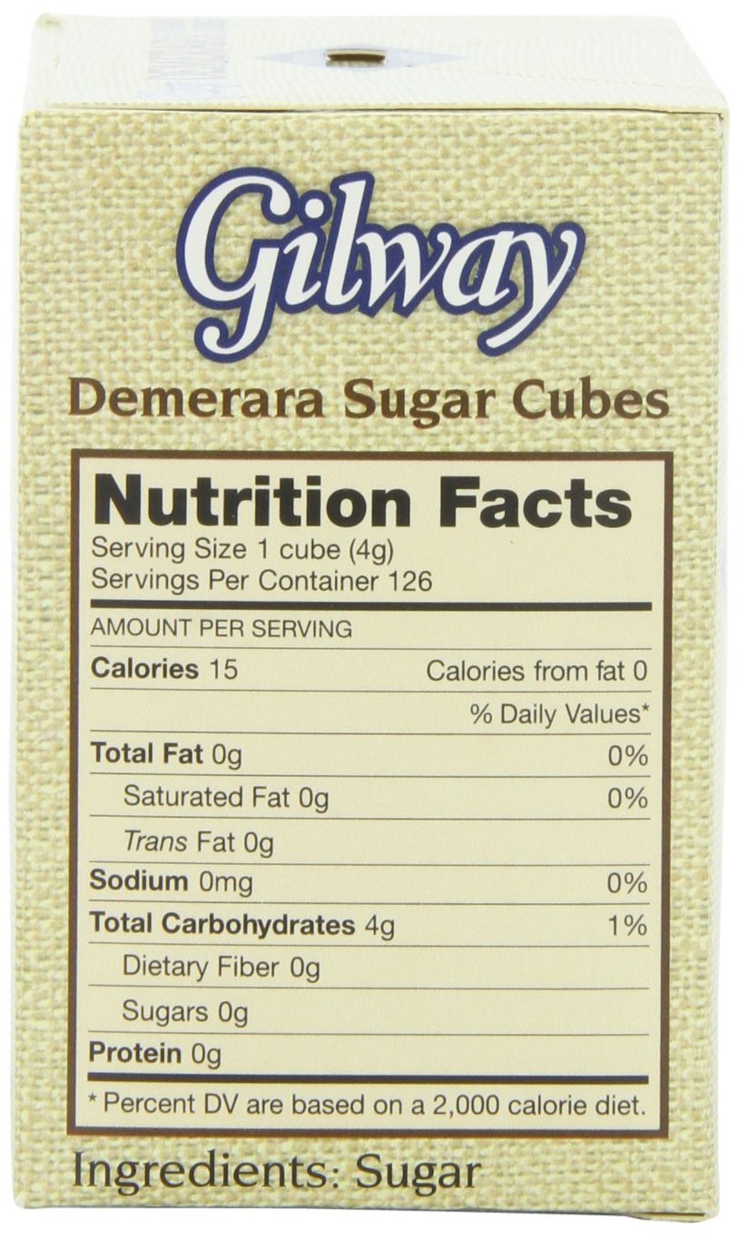 Gilway Demerara Sugar Cubes, 1.1 Pound (Pack of 10)