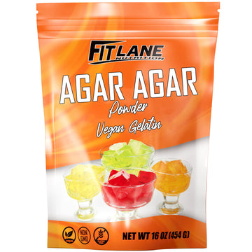 Agar Agar Powder 16 Oz - Vegan (Vegetarian) Gelatin. Non Gmo, Gluten Free And Nutrient Rich - Substitute For Beef Gelatin - Unfl