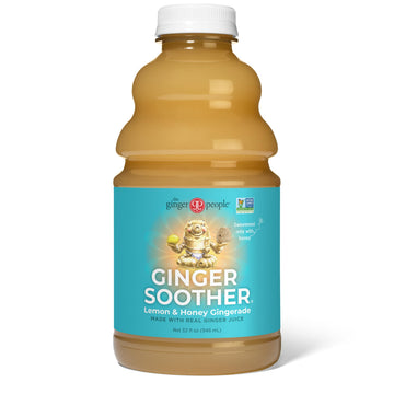 The Ginger People Lemon and Honey Gingerade - 32 Fl Oz, Amber, Plastic, Model 99510