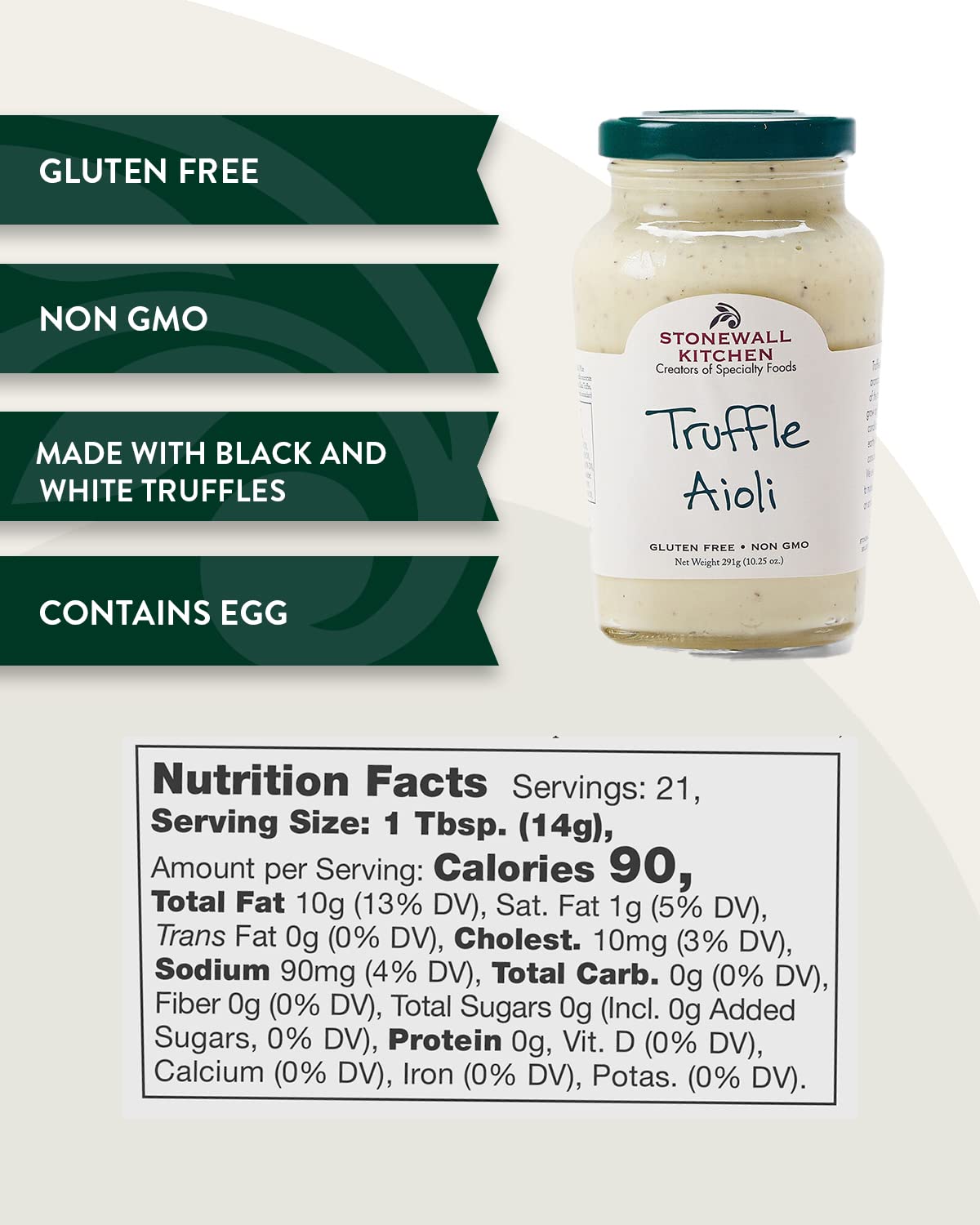 Stonewall Kitchen Truffle Aioli, 10.25 Ounce (Pack Of 2)