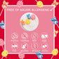 32 Pack Happy Easter Candy Suckers Lollipops, Cute Bunny & Egg Hard Lollipops Candy, Assorted Fruit Flavored Lollipop Suckers, I