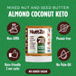 Keto Nut Butter by NuttZo | 7 Nuts & Seeds Blend, Keto-Friendly, Gluten-Free, Vegan, Kosher | 1g Sugar, 4g Protein, 2g Net Carbs