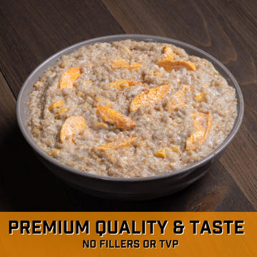Peak Refuel Creamy Peaches And Oats | Chad Mendes Signature Meal | Premium Freeze-Dried Variety Meals | Hunting, Survival, Campi