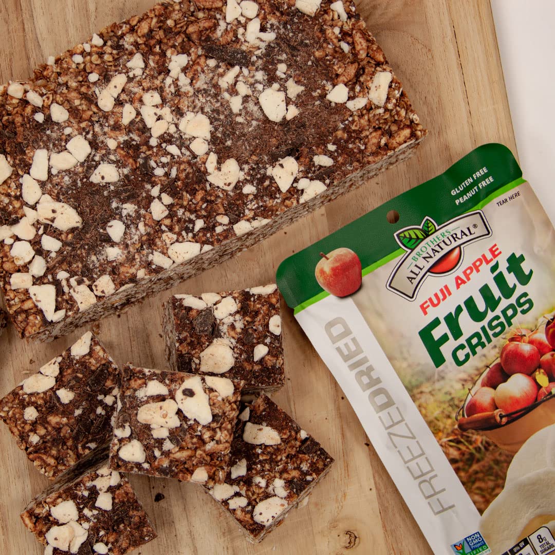 Brothers-ALL-Natural Fuji Apple Crisps, 0.35-Ounce Bags, 24 Count, Pack of 2