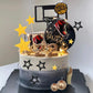DRWATE 21 PCS Basketball Cake Toppers, Foam & Plastic Decoration for Sports Cake, Model GCMGG005