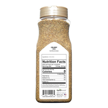 Ispice | Celery Seed Whole | Bulk Size | Gourmet Spice | Kosher (16 Ounce)