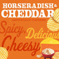 Herrs Potato Chips, Horseradish and Cheddar Flavor, Gluten Free Snacks, 6oz Bag (6 Count)