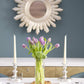 KaBloom Fresh Purple Tulip Bouquet with Vase - Fall Collection, Model KaB-AZ-1136