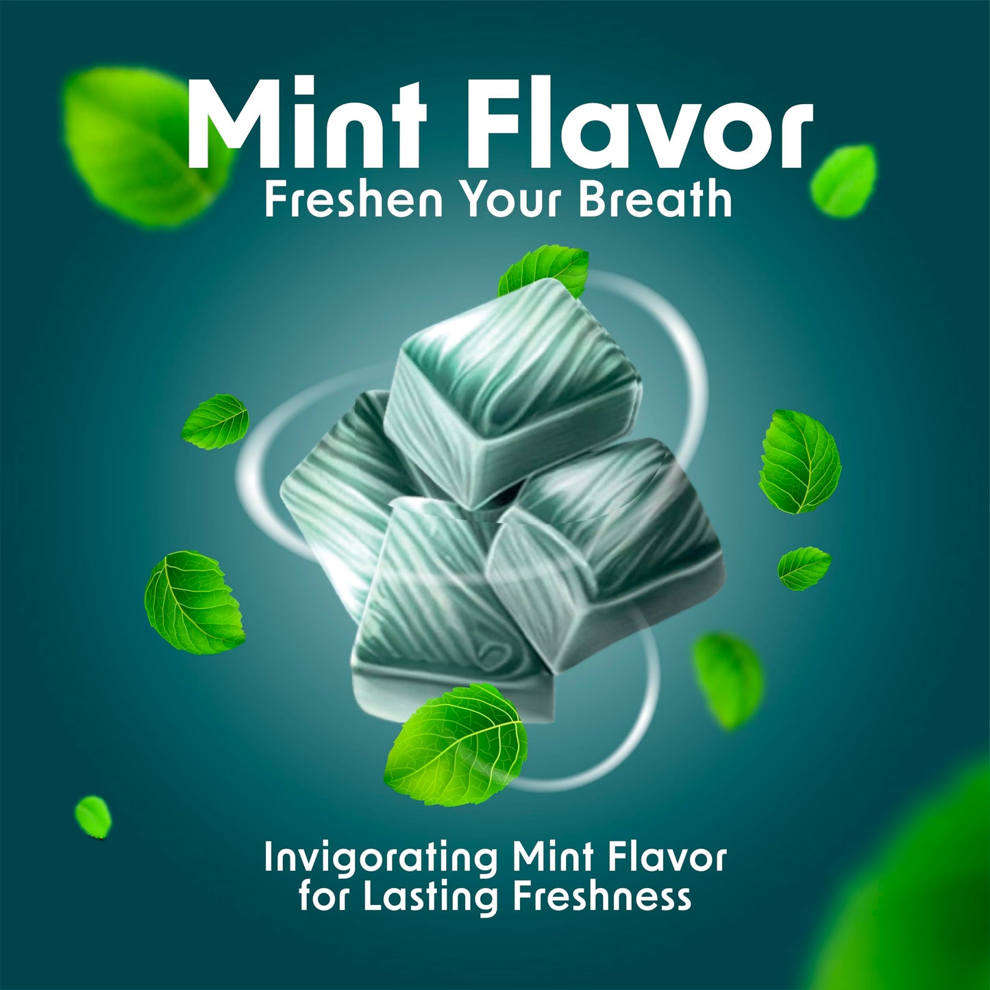 Giga Jaw GigaJaw Jawline Gum - Sugar-Free Mint Flavor, 15X Hardness, Pack of 30 Pieces, Small, Green
