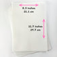 Wafer Paper Flexible Edible Printer Sheets 12 Pack 0.4Mm White A4 Size 8.3'' X 11.7'' Cake Topper Decoration Burn Away By Meganj