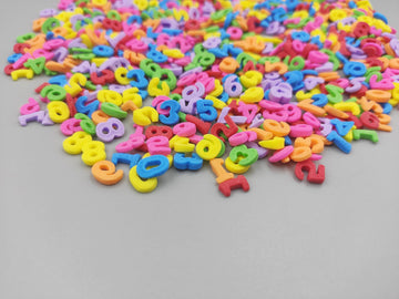 Colorful Edible School Enrollment Number Set - Perfect Sugar Decoration For The Start Of School -123 Sprinkles And Number Figure
