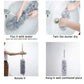 Microfiber Duster With Extension Pole,Washable Bendable Head Ceiling Fan Duster,15-100 Inch Wet Or Dry Dust Collect Telescoping