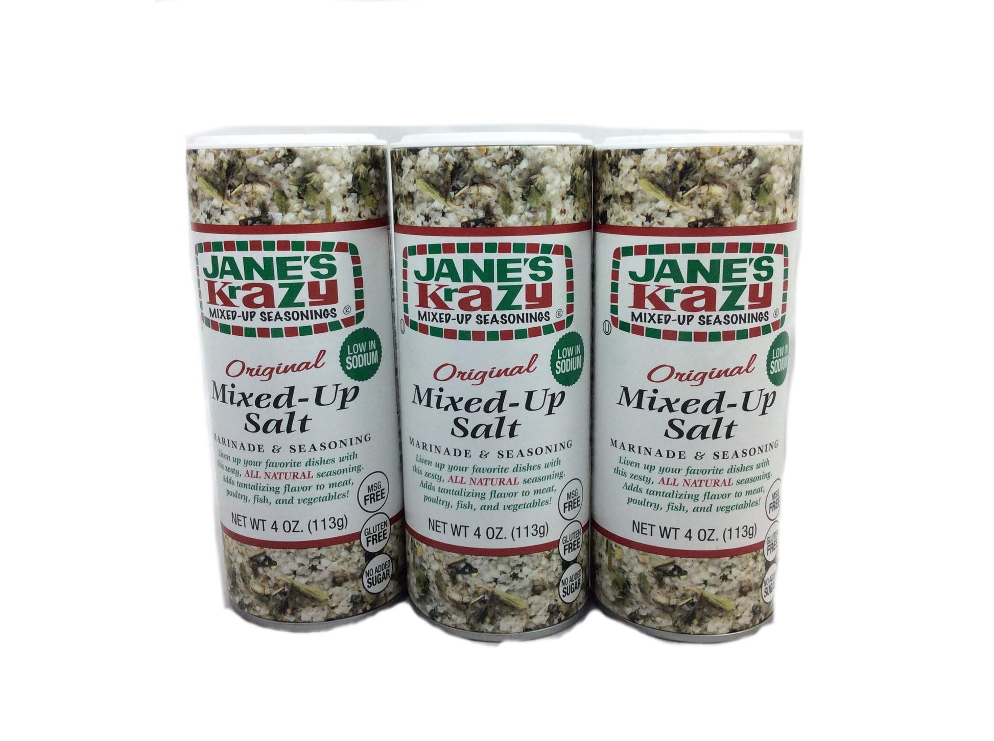 JANES, Krazy, Mixed Up Salt, Pack of 3, Size 4 OZ - SET OF 2