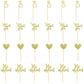 24 Pcs He Asked She Said Yes Cake Topper Gold Cupcake Toppers Heart Diamond Ring Cupcake Picks Glitter Cupcake Decorations For W
