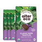 Alter Eco |Classic Dark Chocolate Truffles | Pure Dark Cocoa, Fair Trade, Organic, Non-GMO, Gluten Free | 40 Truffles