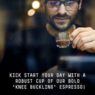 Stone Street Espresso Coffee, Ground, Dark Roast, High Caffeine Blend, 32 oz