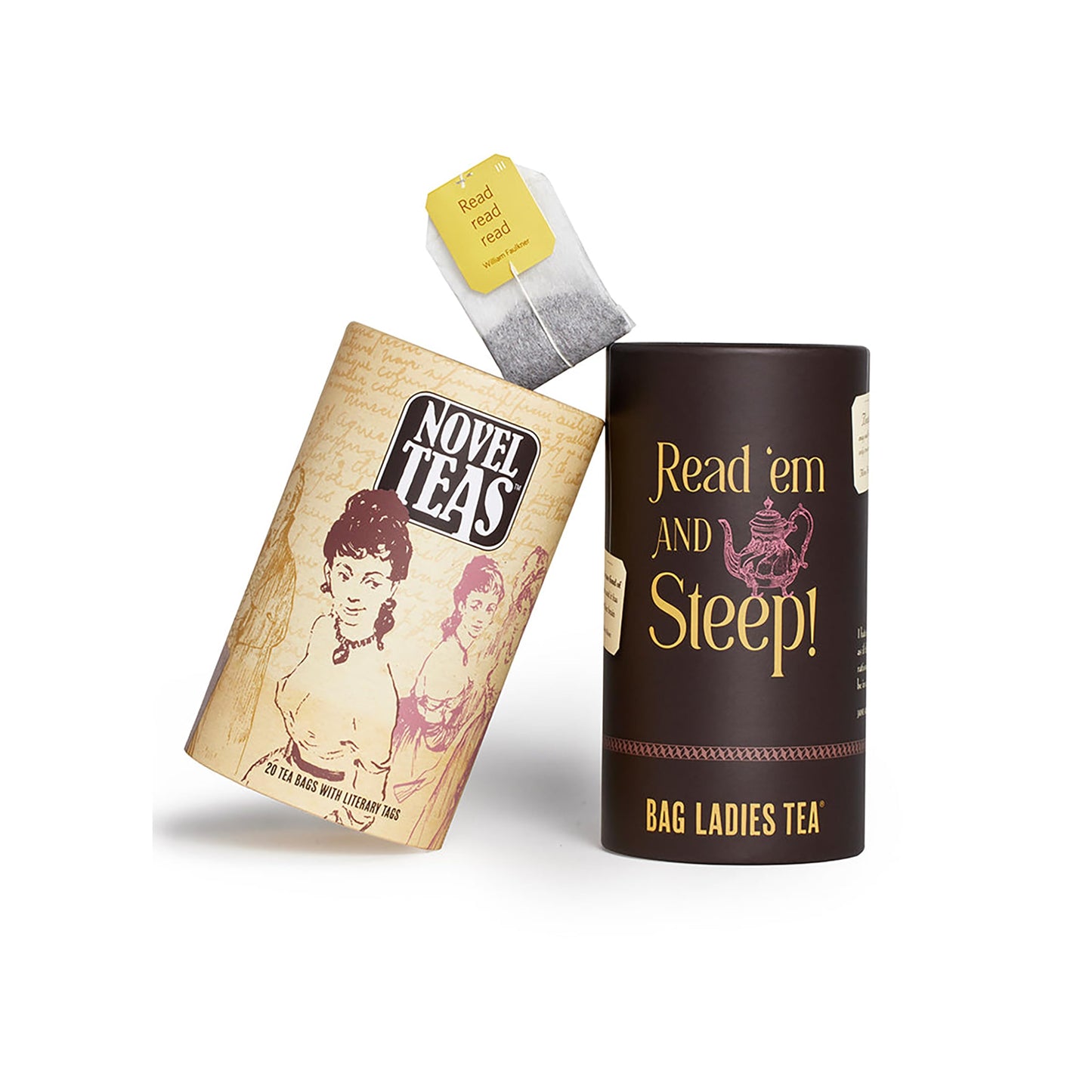 Novel Teas Book Lover'S Tea Contains 20 Teabags Individually Tagged With Literary Quotes From The World Over, Made With The Fine